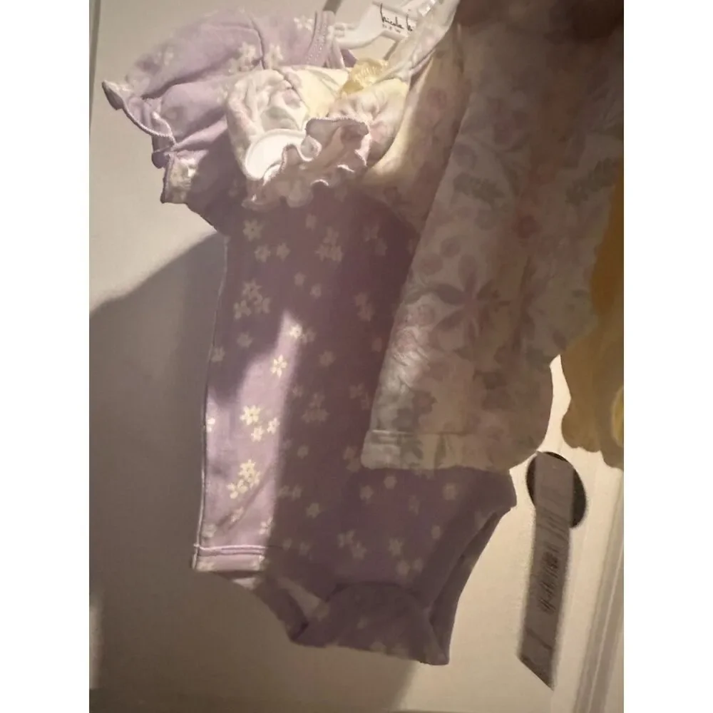 NWT Nicole Miller New York Baby Girl One Piece Shirts (3 Piece) Size 6/9 Months